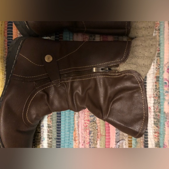 Fur lined calf high boots - Picture 11 of 14